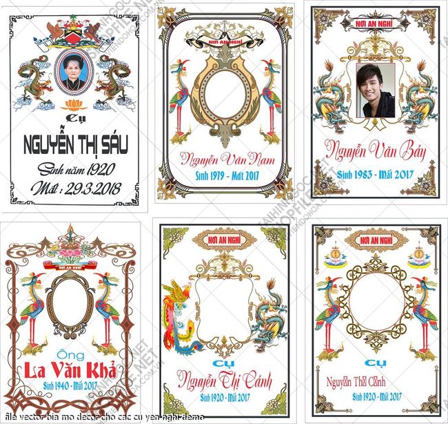 file vector bia mo decor cho cac cu yen nghi